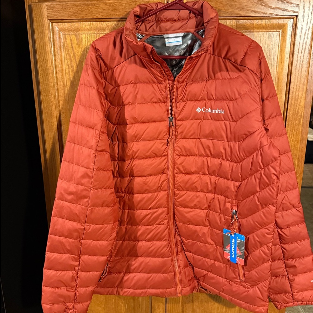 Columbia Rust Puffer Jacket